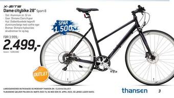 Dame citybike 28