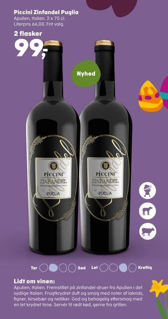 SuperBrugsen Piccini zinfandel puglia tilbud