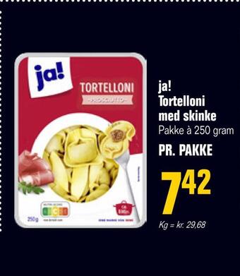 Ja! tortelloni med skinke