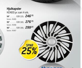 Thansen Hjulkapsler tilbud