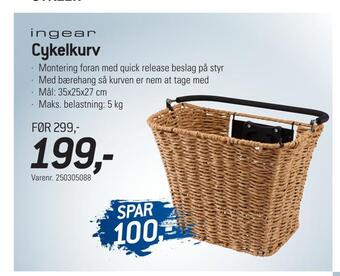 Thansen Cykelkurv tilbud