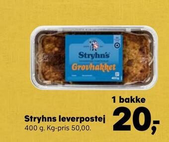 SuperBrugsen Stryhns leverpostej tilbud