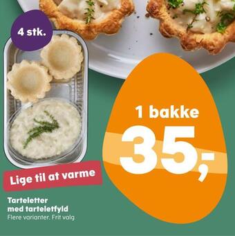 SuperBrugsen Tarteletter med tarteletfyld tilbud