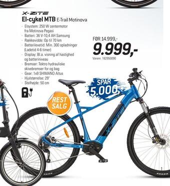 Thansen El-cykel mtb tilbud