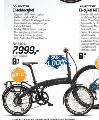 Thansen El-foldecykel tilbud
