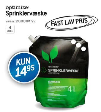 Thansen Sprinklervæske tilbud