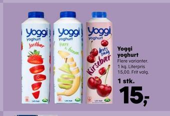 SuperBrugsen Yoggi yoghurt tilbud