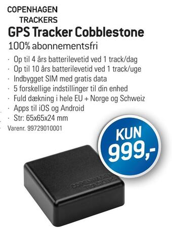 Gps tracker cobblestone