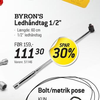 Ledhåndtag 1/2