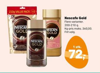 Nescafe gold
