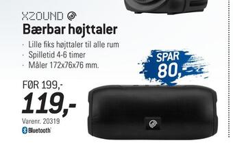 Thansen Bærbar højttaler tilbud