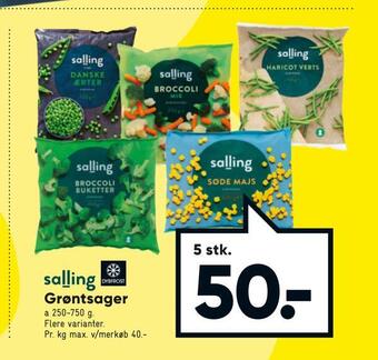 Bilka Grøntsager tilbud
