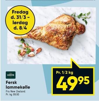 Fersk lammekølle