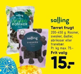 Tørret frugt