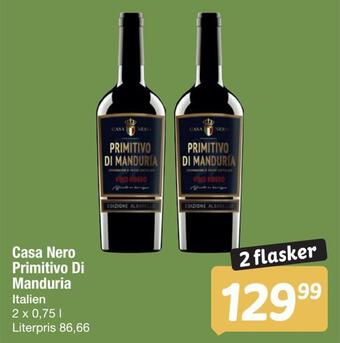 Casa nero primitivo di manduria