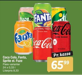 Fakta Tyskland Coca cola, fanta, sprite el. fuze tilbud