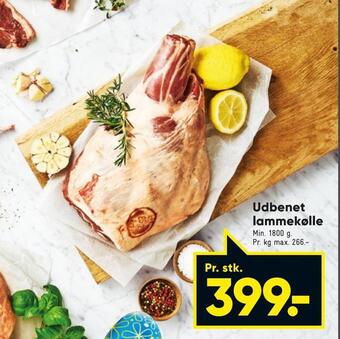 Bilka Udbenet lammekølle tilbud