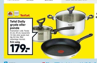 Bilka Tefal daily gryde eller pande tilbud