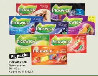 Fakta Tyskland Pickwick tea tilbud