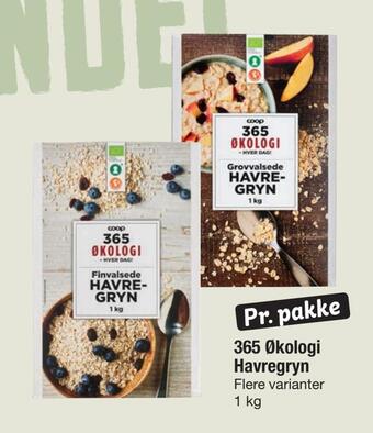 Fakta Tyskland 365 økologi havregryn tilbud