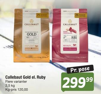 Fakta Tyskland Callebaut gold el. ruby tilbud