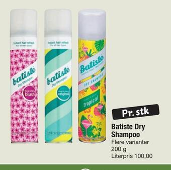 Fakta Tyskland Batiste dry shampoo tilbud