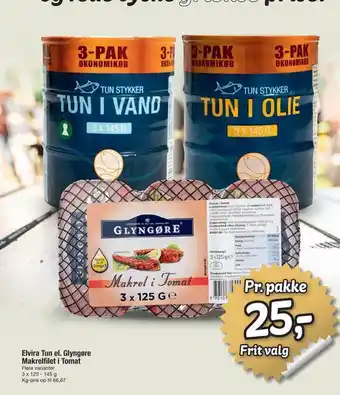 Fakta Tyskland Elvira tun el. glyngøre makrelfilet i tomat tilbud