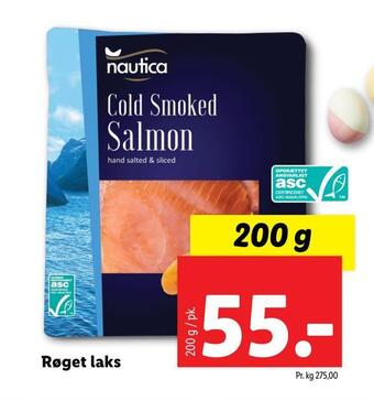 Lidl Røget laks tilbud