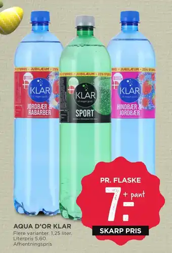 MENY Aqua d'or klar tilbud