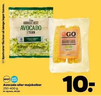 Netto Avocado eller majskolber tilbud