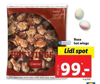 Lidl Rose hot wings tilbud