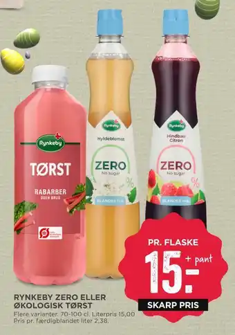 MENY Rynkeby zero eller økologisk tørst tilbud