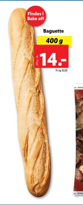 Lidl Baguette tilbud