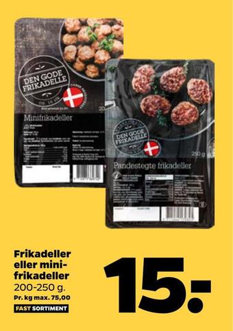 Netto Frikadeller eller mini-frikadeller tilbud
