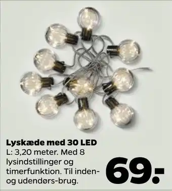 Netto Lyskæde med 30 led tilbud