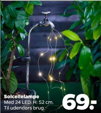 Netto Solcellelampe tilbud