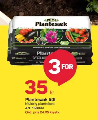 Plantesæk 50l