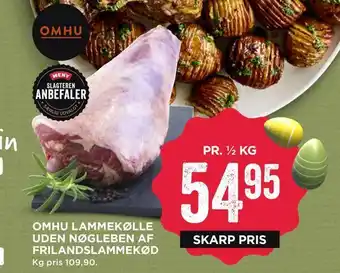 MENY Omhu lammekølle uden nøgleben af frilandslammekød tilbud