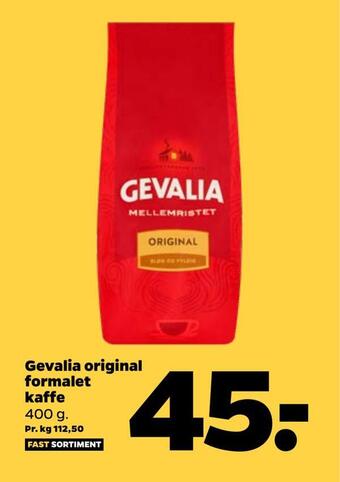 Netto Gevalia original formalet kaffe tilbud