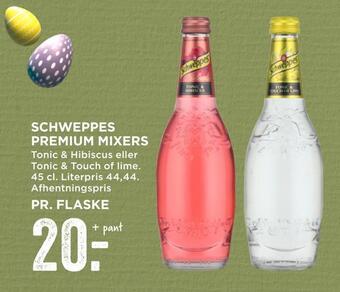MENY Schweppes premium mixers tilbud