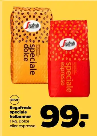Segafredo speciale helbønner