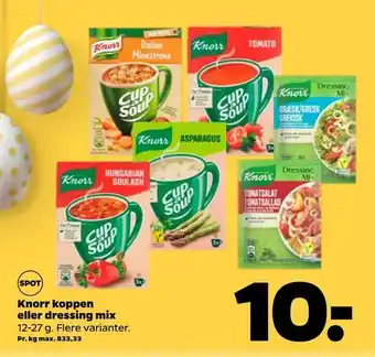 Netto Knorr koppen eller dressing mix tilbud