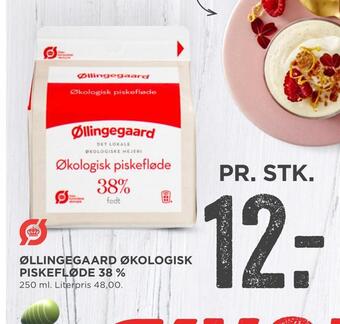 MENY Øllingegaard økologisk piskefløde 38 % tilbud
