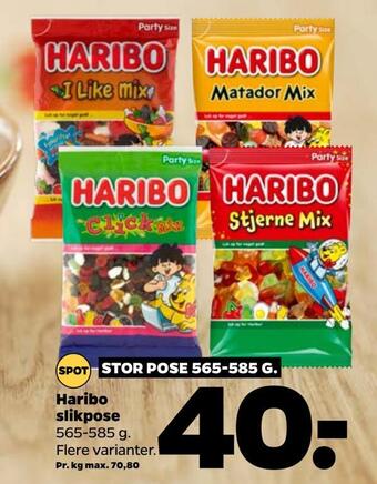 Haribo slikpose