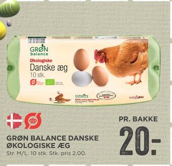 MENY Grøn balance danske økologiske æg tilbud