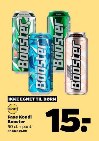 Netto Faxe kondi booster tilbud