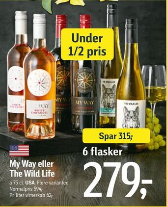 Føtex My way eller the wild life tilbud