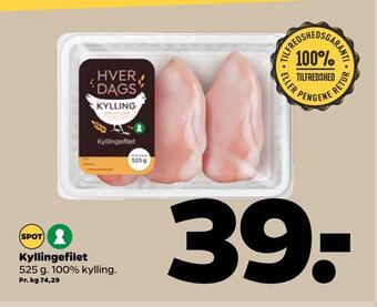 Netto Kyllingefilet tilbud