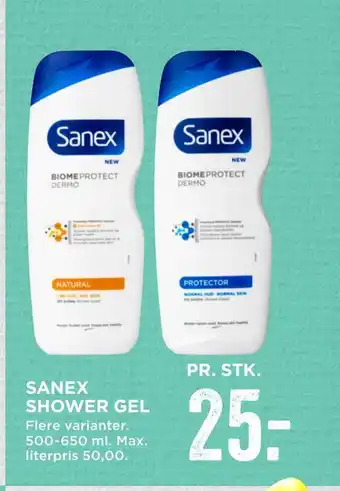 Sanex shower gel
