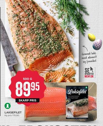 MENY Laksefilet tilbud